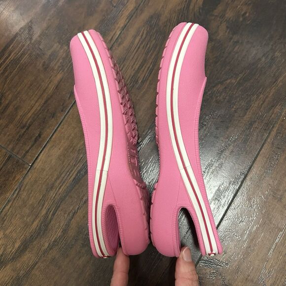 CROCS Genna Pink Slingback Comfort Slip On Ballet Flats Girls size 13 Barbie - Picture 5 of 8